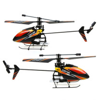 4 canaux rc hélicoptère 2.4G 4CH simple lame wl jouets Gyro RC MINI extérieure r / c copter avec LCD et 2 batteries v911 ​​hélicoptère